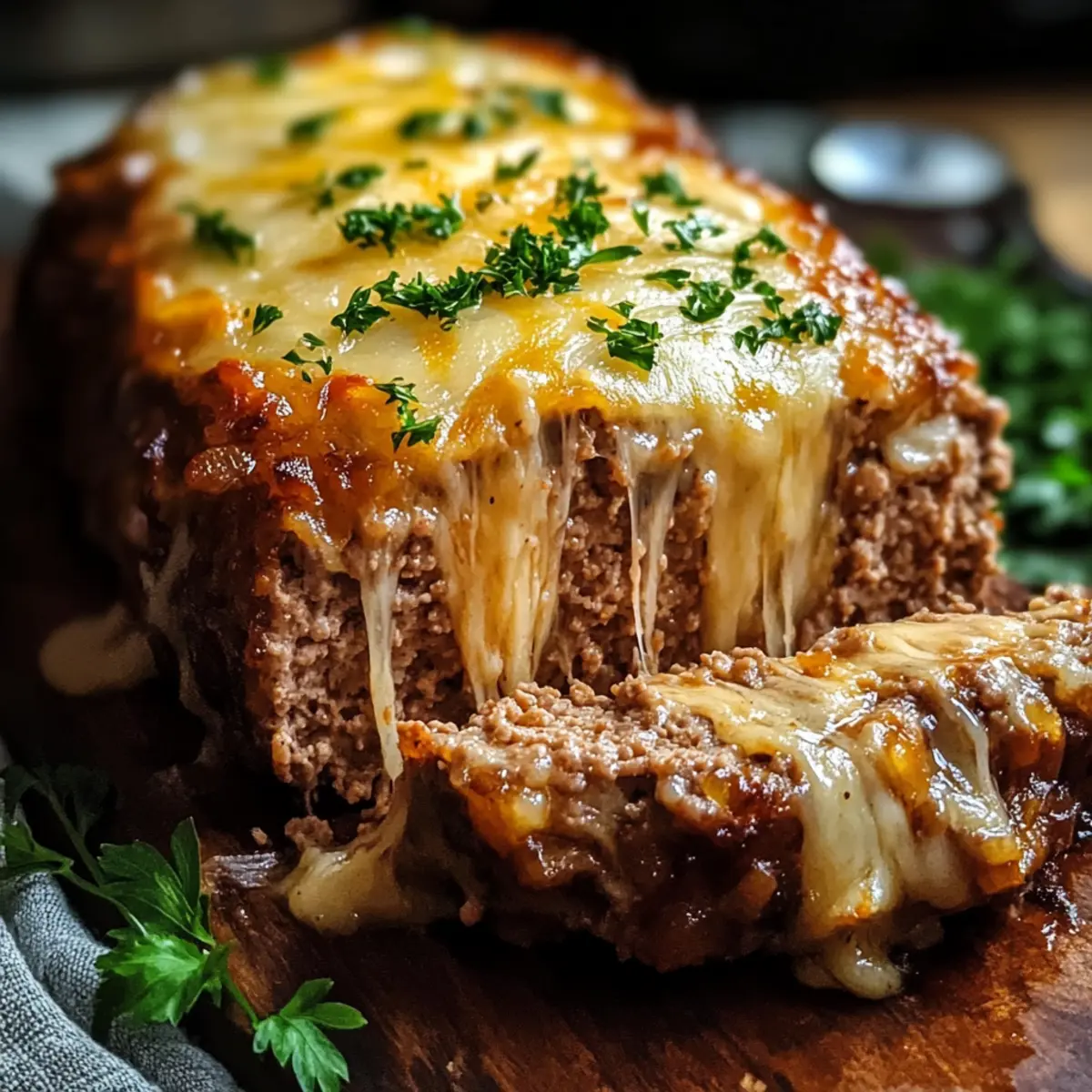 Crockpot FranzA¶sische Zwiebel Fleischlaib mit Geschmolzenem KA¤se genieAen l0pn7r